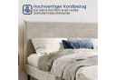 Home Collective Polsterbett 140x200 und 160x200 cm mit Lattenrost und weichem Bezug Bild 4