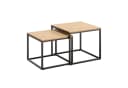 Home Collective Couchtisch 2er Set Eiche hell Modern Bild 1