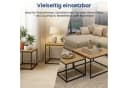 Home Collective Couchtisch 2er Set Eiche hell Modern Bild 5