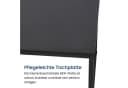 Home Collective Couchtisch Beistelltisch Wohnzimmertisch Tisch Couch Mit Ablage, Mit Metallrahmen, Schwarz Bild 1