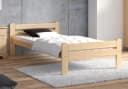 Home Collective Bettgestell Einzelbett Massivholz Kiefer Natur Bild 2