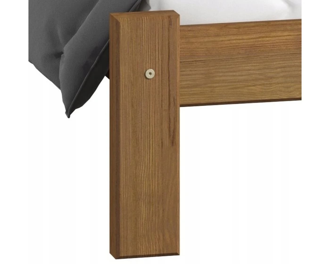 Home Collective Einzelbett Massivholz Kiefer mit Lattenrost - Bild 3