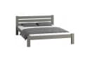 Home Collective Einzelbett Massivholz Grau mit Lattenrost Bild 1