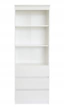 Home Collective Aktenregal Weiß mit 3 Schubladen und 3 offenen Fächern Bild 1