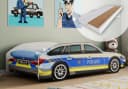 Kids Collective Autobett Kinderbett Polizei Motiv mit Rausfallschutz Bild 2