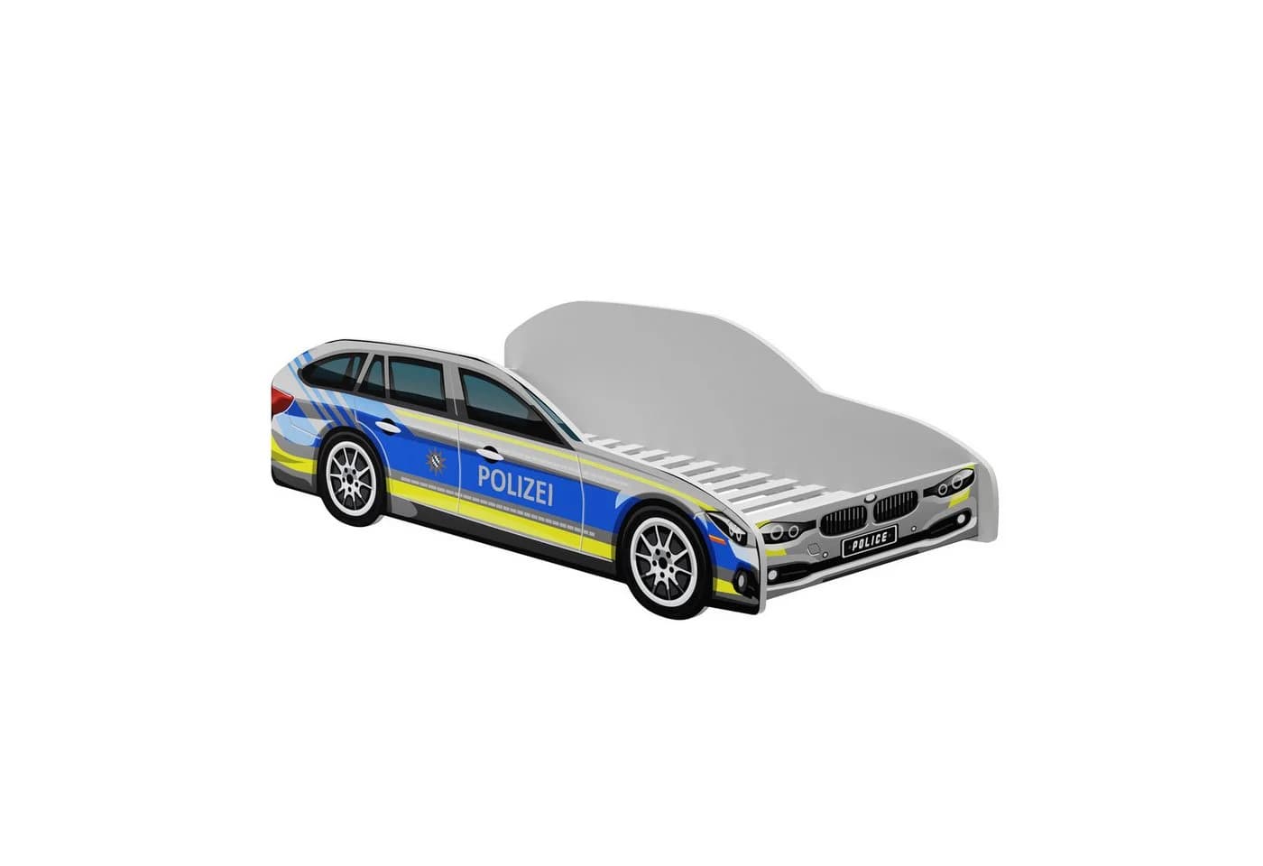 Kids Collective Autobett Polizei Motiv mit Rausfallschutz - Bild 5
