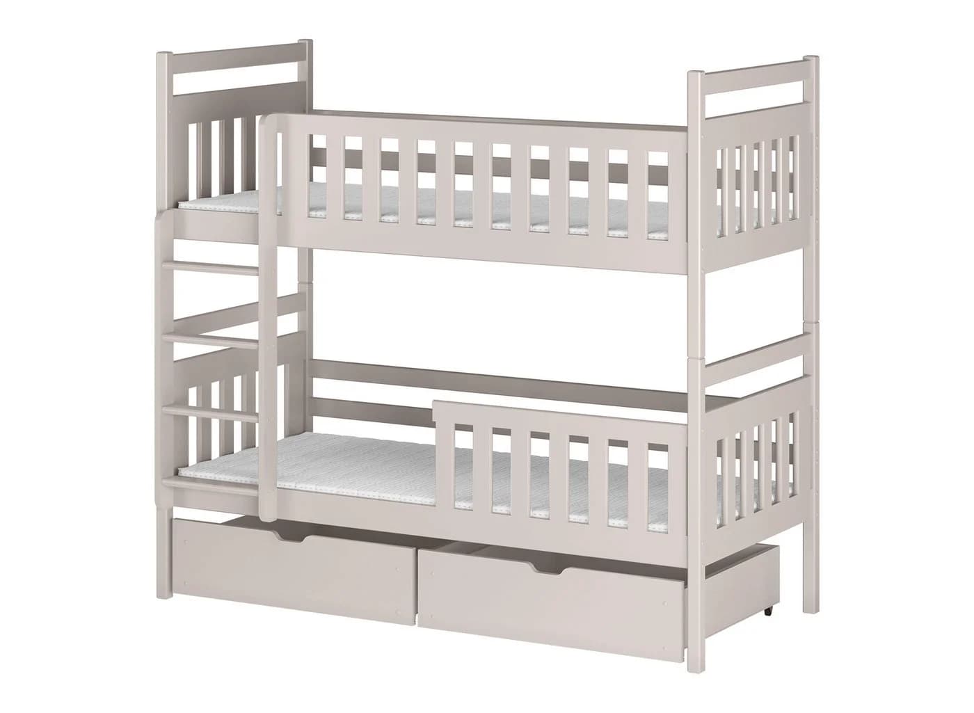 Kids Collective Hochbett mit Schubladen und Rausfallschutz