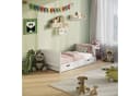 Kids Collective Babybett Kinderbett Weiß mit Matratze und Schublade Bild 4