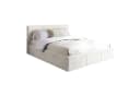 Elegantes Polsterbett aus Metall und Samt Bild 1