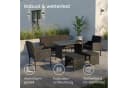Home Collective Gartenlounge-Set 7-Sitzer Outdoor Sitzgruppe Polyrattan Bild 1
