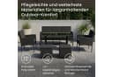 Home Collective Gartenlounge-Set 7-Sitzer Outdoor Sitzgruppe Polyrattan Bild 5