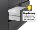 Home Collective Kommode 6 Schubladen 140 cm Anthrazit Bild 5
