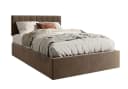 Home Collective Polsterbett mit Stauraum und Lattenrost Beige Samt Bild 1