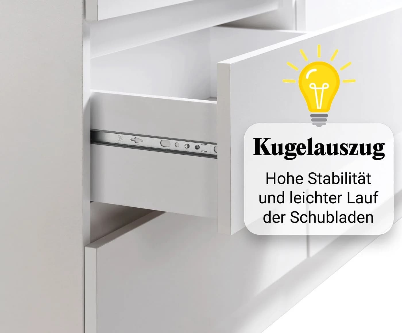 Home Collective Kommode 6 Schubladen Weiß - Bild 5