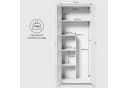 Home Collective Mehrzweckschrank Kleiderschrank Regal 74cm breit 180cm hoch Aktenschrank Bild 3
