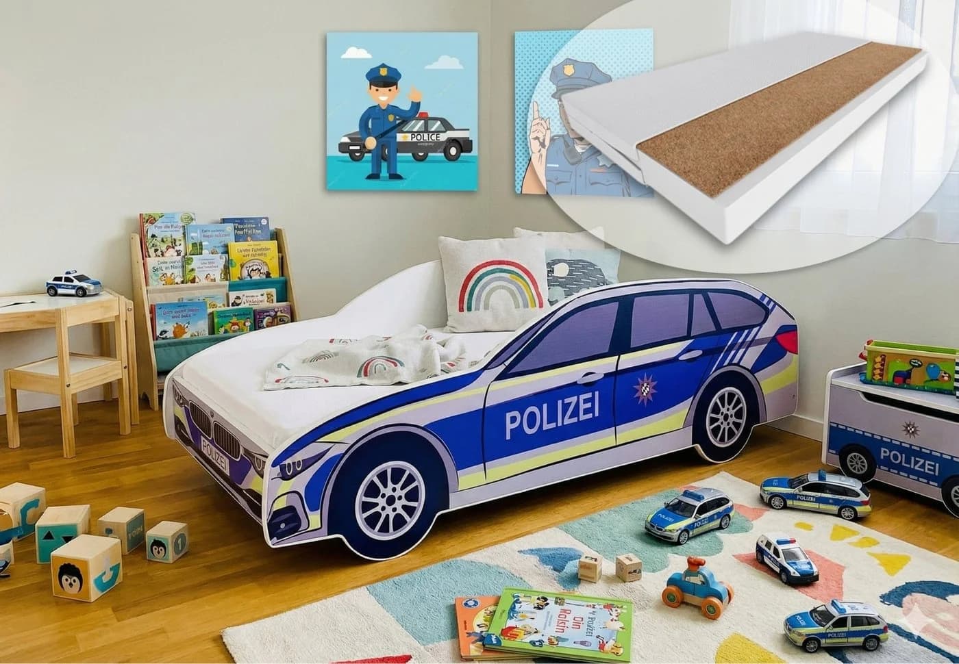 Kids Collective Polizeiauto Kinderbett - Bild 2