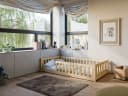 Kids Collective Kinderbett Montessori natur Kiefer mit Rausfallschutz Bild 4