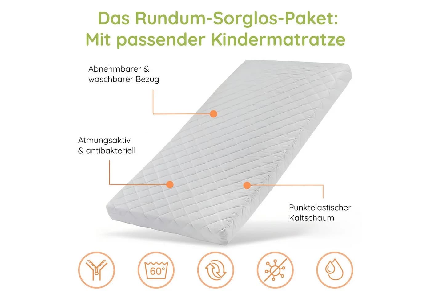 Kids Collective Kinderbett Bodenbett mit Rausfallschutz Graphit - Bild 3