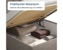 Home Collective Polsterbett mit Stauraum und verstellbarem Lattenrost Bild 5