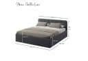 Home Collective Polsterbett mit Stauraum und verstellbarem Lattenrost Bild 1