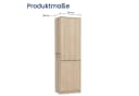 Home Collective Kleiderschrank Garderobenschrank Mehrzweckschrank Beige Bild 1