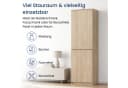 Home Collective Kleiderschrank Garderobenschrank Mehrzweckschrank Beige Bild 4
