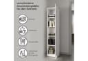 Home Collective Aktenschrank Weiß 50x180 cm mit verstellbaren Böden Bild 5