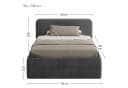 Home Collective Polsterbett mit Stauraum & verstellbarem Lattenrost Bild 3