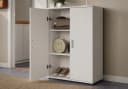 Home Collective Mehrzweckschrank weiß mit 2 Türen Bild 2