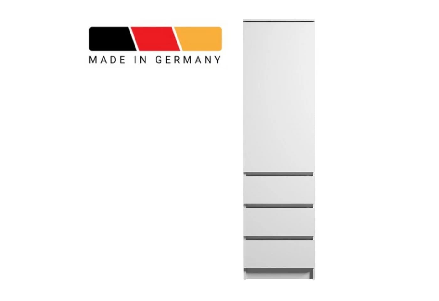 Home Collective Hochschrank Weiß mit Schubladen - Bild 3
