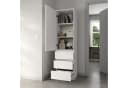 Home Collective Hochschrank Weiß mit Schubladen Bild 5