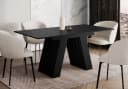 Home Collective Esstisch Schwarz Ausziehbar Modernes Design Bild 2