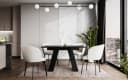 Home Collective Esstisch Schwarz Ausziehbar Modernes Design Bild 4