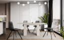 Home Collective Esstisch ausziehbar Kaschmir modernes Design Bild 3