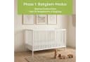 Kids Collective Babybett mit Rausfallschutz Weiß Buchenholz Bild 5