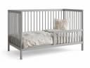 Kids Collective Kinderbett Buchenholz Grau mit Rausfallschutz Bild 1