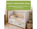 Kids Collective Babybett Gitterbett Weiß Massivholz Modular Höhenverstellbar Bild 5