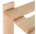 furnicato Aktenregal Massivholz 3 Böden Kippschutz Natur Bild 5