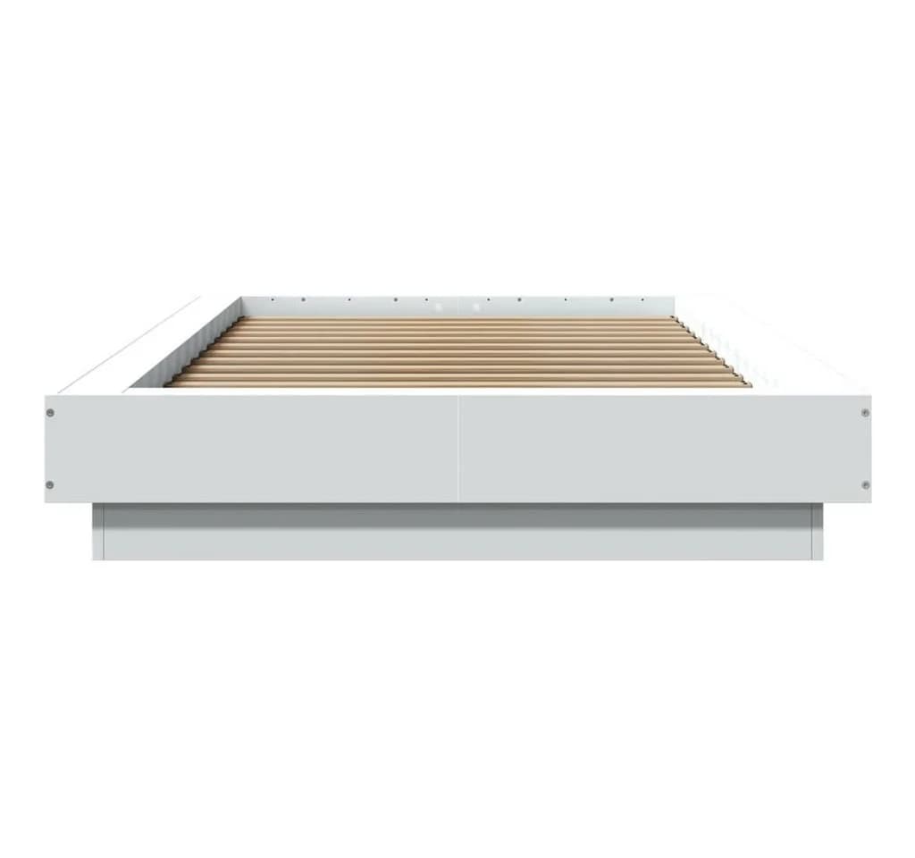 furnicato Bettgestell Weiß Holzwerkstoff Modern - Bild 4