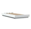 furnicato Bettgestell Weiß Holzwerkstoff Modern Bild 5