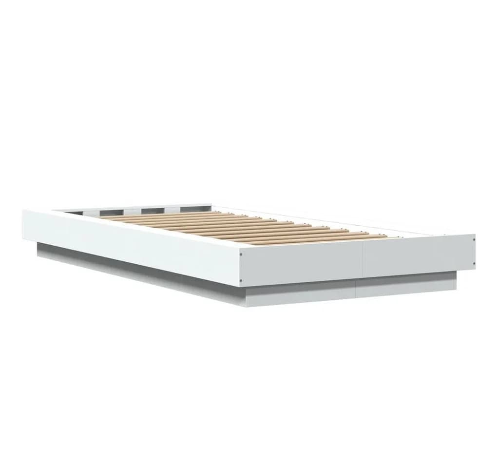 furnicato Bettgestell Weiß Holzwerkstoff Modern - Bild 5