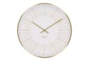 tinkaro Takamaka Wanduhr Gold Aluminium Lautlos 40 cm Bild 2