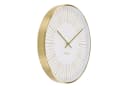 tinkaro Takamaka Wanduhr Gold Aluminium Lautlos 40 cm Bild 3