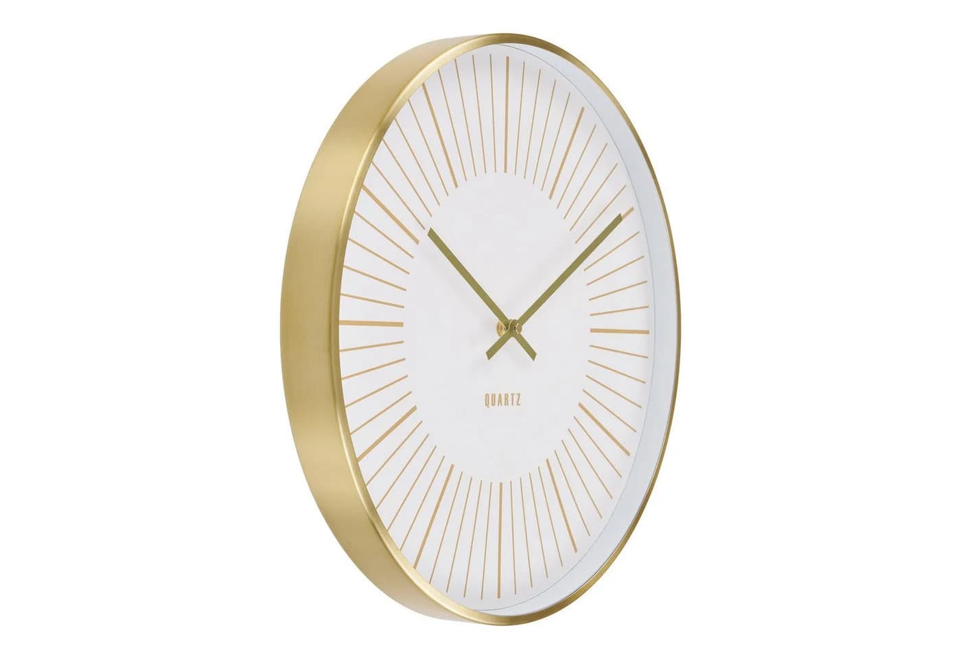 tinkaro Takamaka Wanduhr Gold Aluminium Lautlos 40 cm - Bild 3