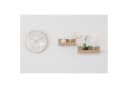 tinkaro Takamaka Wanduhr Gold Aluminium Lautlos 40 cm Bild 4