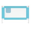 furnicato Bettschutzgitter Blau 120 x 25 cm für Kinder 18 Monate bis 5 Jahre Bild 3