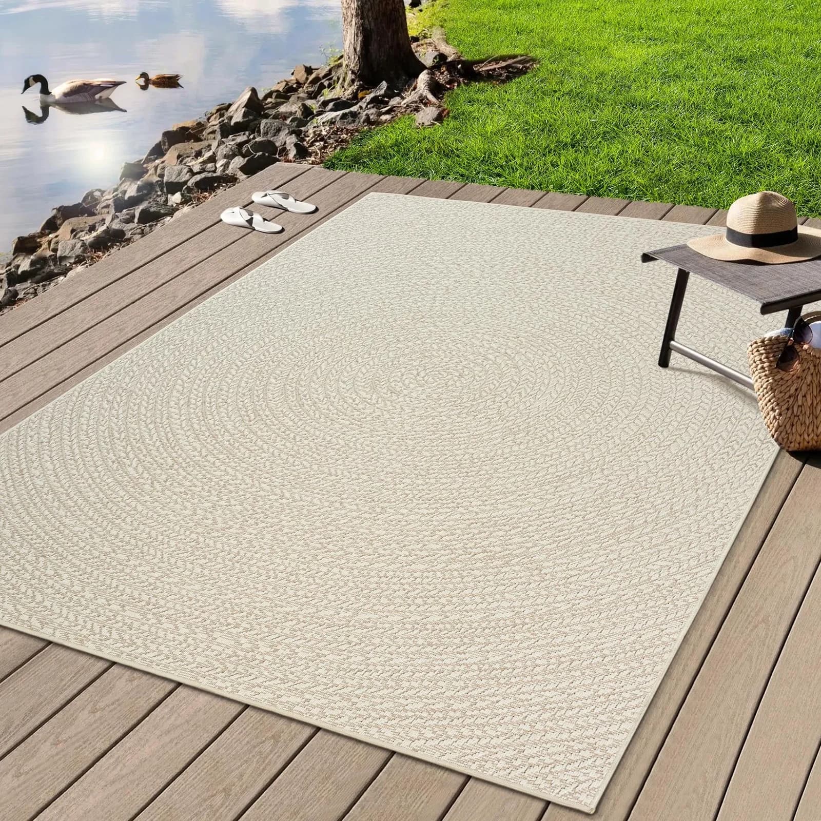 MERINOS Kenzy 5 Teppich Beige Polypropylen