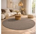 THE CARPET Teppich Elisa Braun 120cm Moderner Teppich Bild 1
