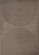 THE CARPET Elisa Teppich modern braun geometrisch Bild 1