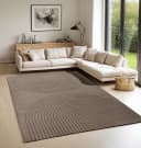 THE CARPET Elisa Teppich modern braun geometrisch Bild 5